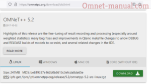 URL to Download OMNeT++-5.2