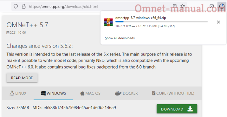 Overview of OMNeT++ | Process of Downloading OMNeT++