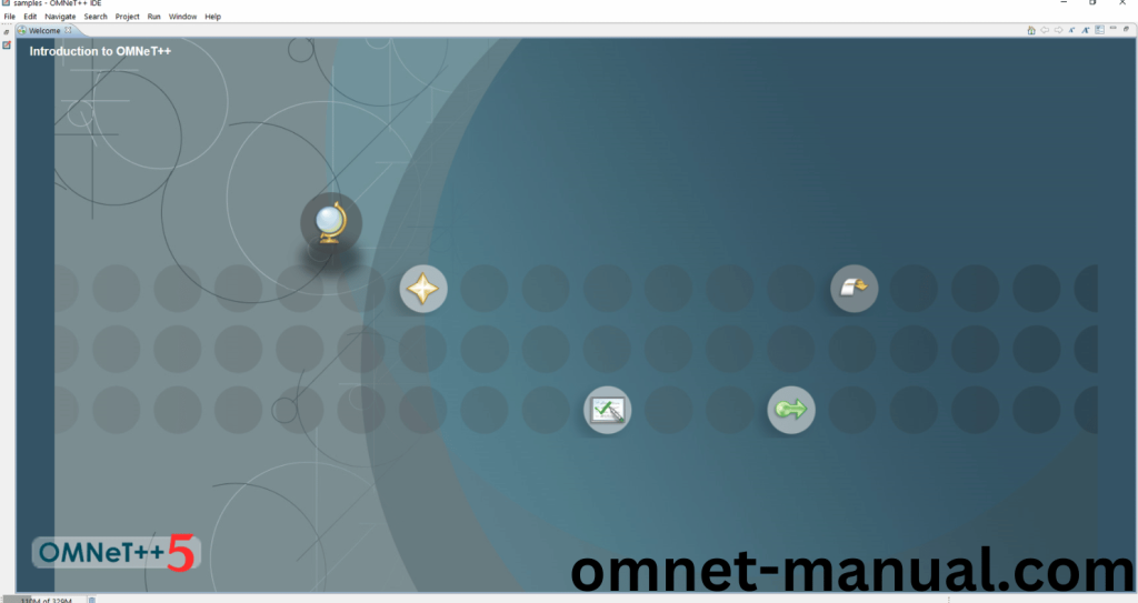 Launching OMNET++ 5.6 Simulator