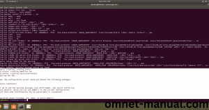 OMNET++ 4.6.1 Configuration Process