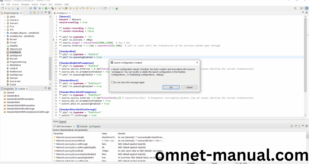 Executing the Example Program Using cPacketQueue header file