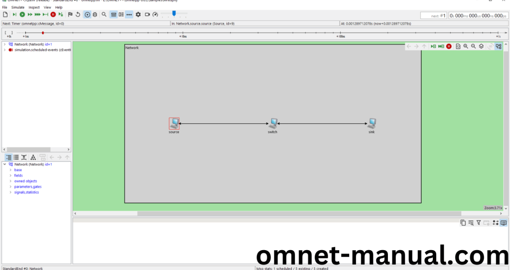 Executing the Example Program Using cPacketQueue header file