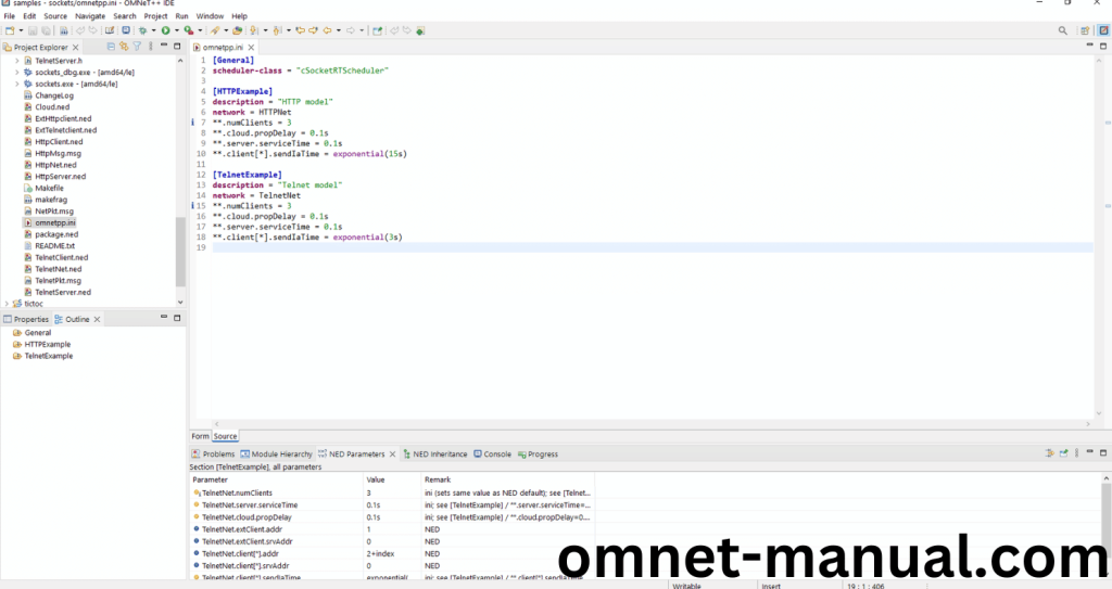 Executing the Example Program Using cScheduler header file