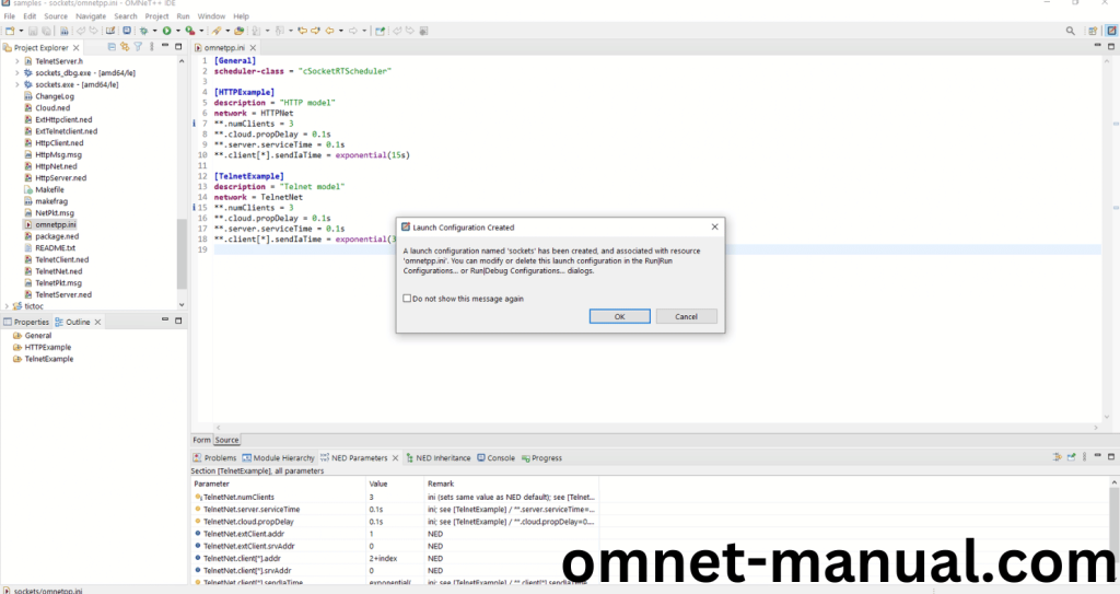 Executing the Example Program Using cScheduler header file