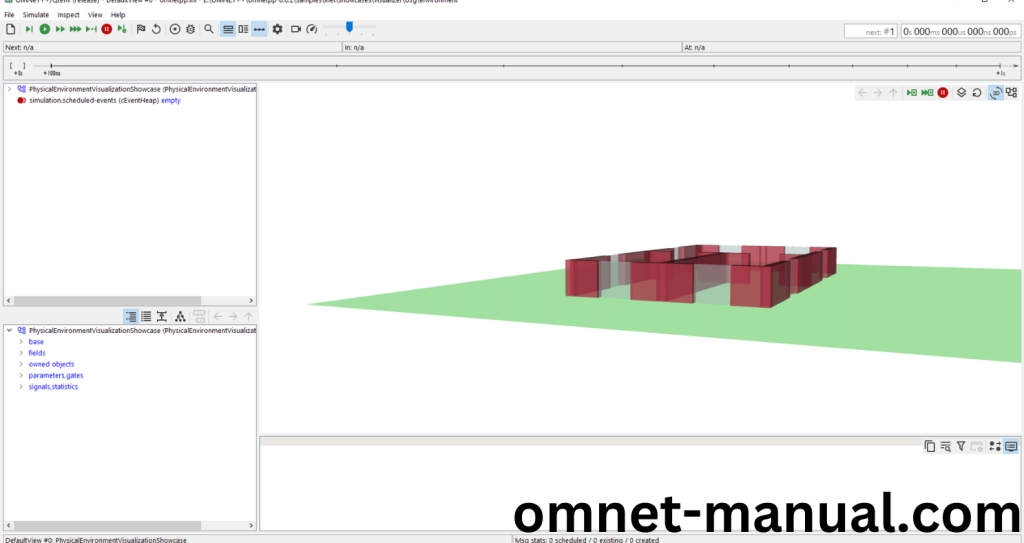 Executing the Example Qtenv Framework Program