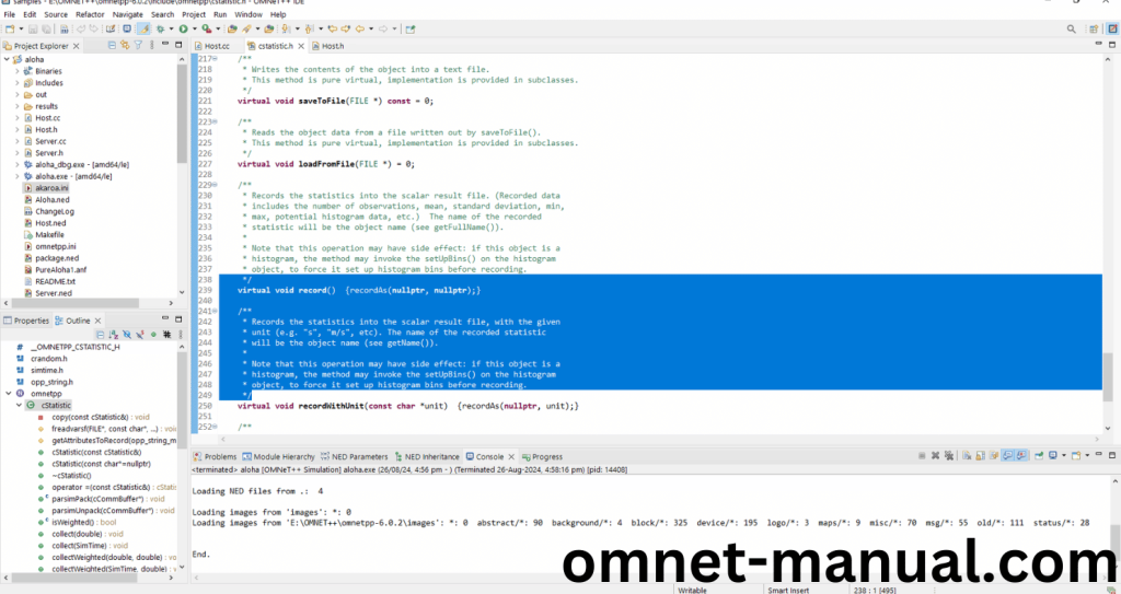 Importing cStatistic.h