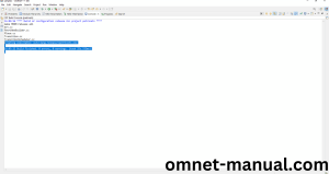 OMNeT++ Building Process