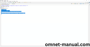 OMNeT++ Building Process